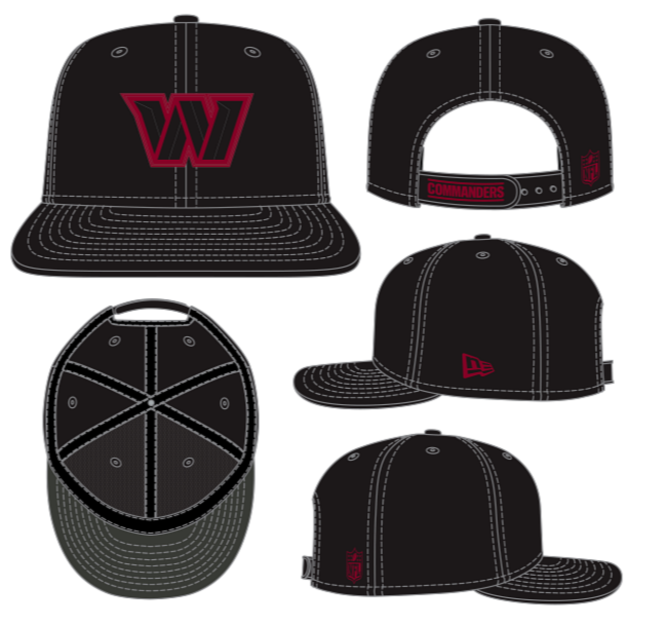 New Era Washington 2026 Sideline 9FIFTY Snapback 60894432