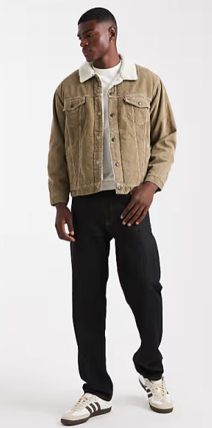 Levi's Men's Corduroy Sherpa Lined Trucker Jacket A5784-0053