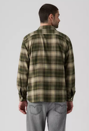 Levi's® Men's classic worker warwick plaid rosin plaid