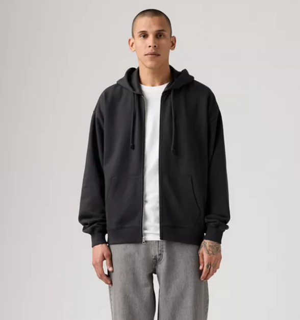 Levi's® Men's Boxy full zip dark phantom