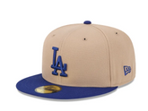 New Era Los Angeles Dodgers Camel Royal 2 Tone 59Fifty 60551312