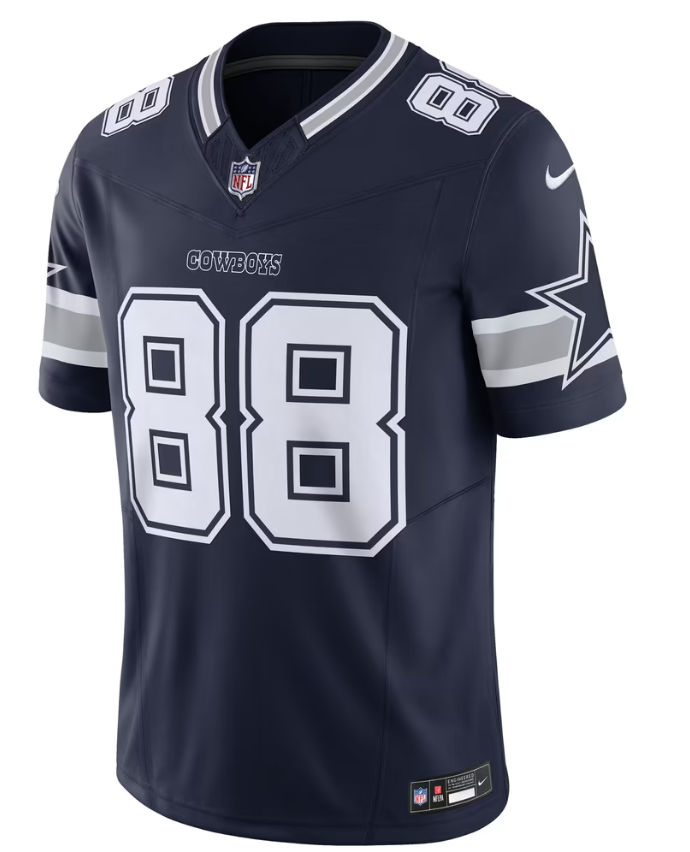 Men's Nike CeeDee Lamb Navy Dallas Cowboys Vapor F.U.S.E. Limited Jersey