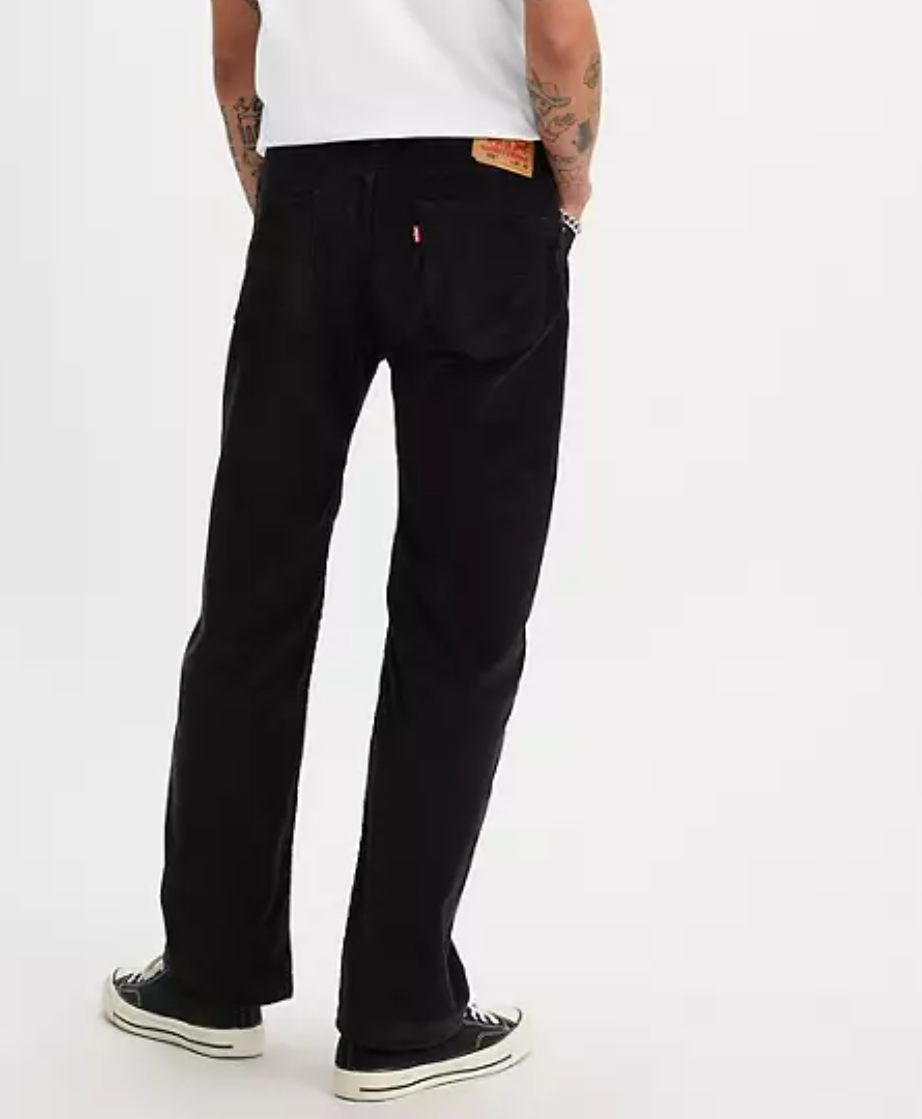 505-1396 Regular Fit Men's Corduroy Jeans -Black