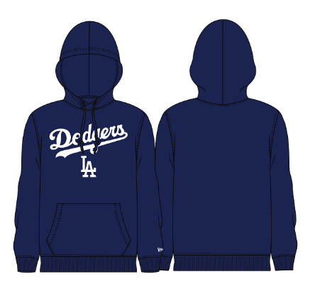 New Era Los Angeles Dodgers Blue Hoodie