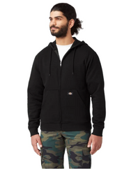 Dickies Men's Midweight Fleece Zip Hoodie - TW291 Black