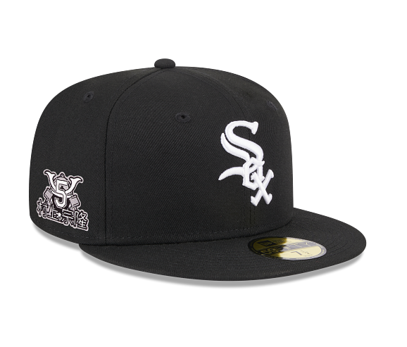 NEW ERA 59FIFTY White SOX Side Patch 61057094