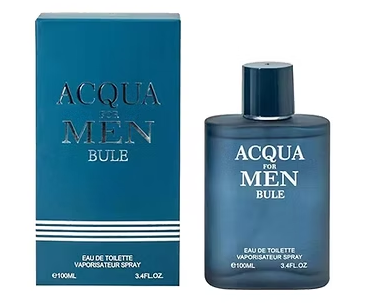 Acqua for Men Blue  Eau De Parfum 3.4oz