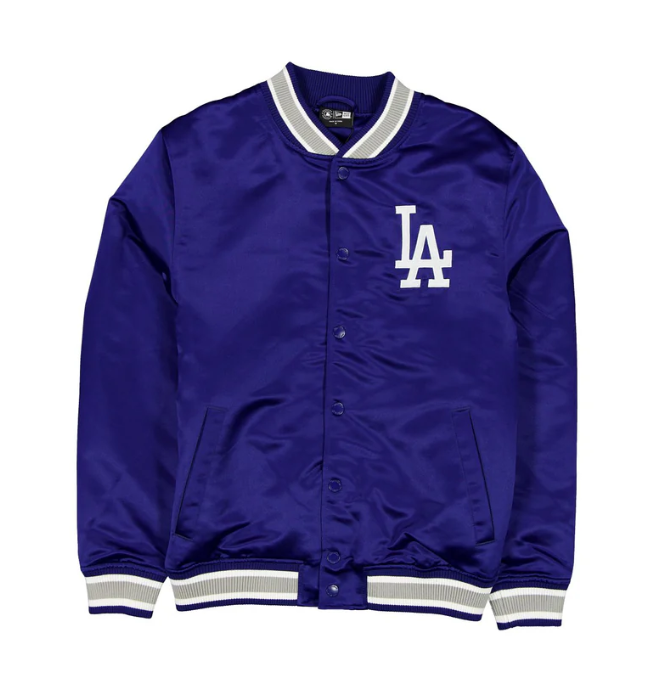 New Era Sport Classics Blue Satin Jacket
