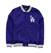 New Era Sport Classics Blue Satin Jacket
