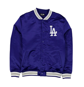 New Era Sport Classics Blue Satin Jacket
