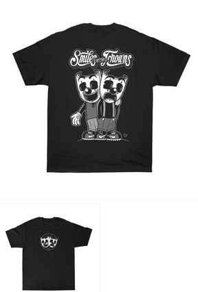 OG FAMILY SMILES AND FROWNS BLACK