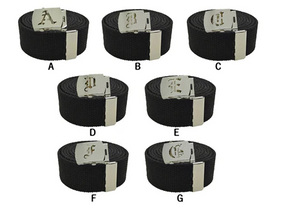 Old English Initial Buckle & Belt