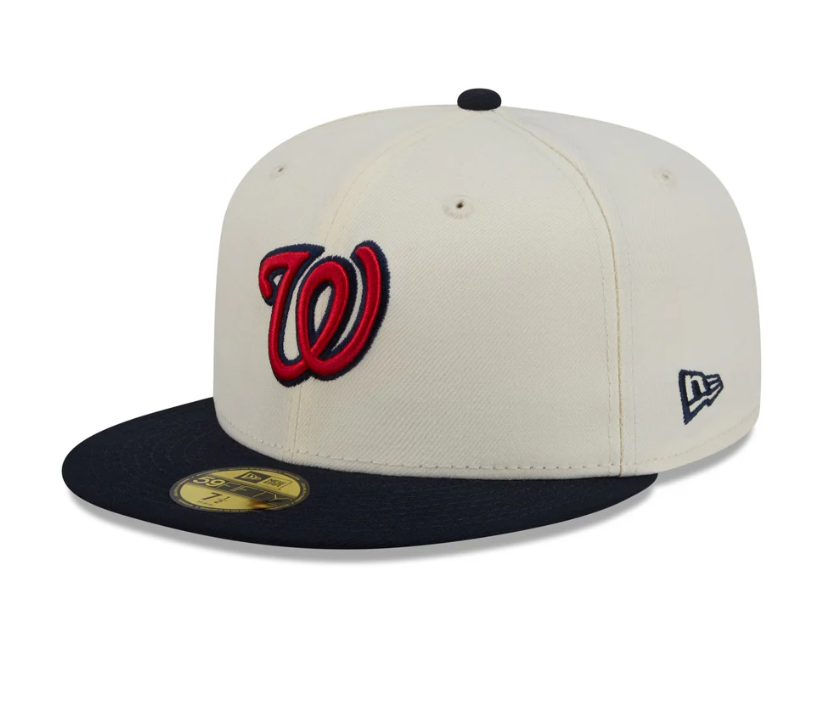 NEW ERA WASHINGTON NATIONALS 2 toned Ivory/Navy 59FIFTY