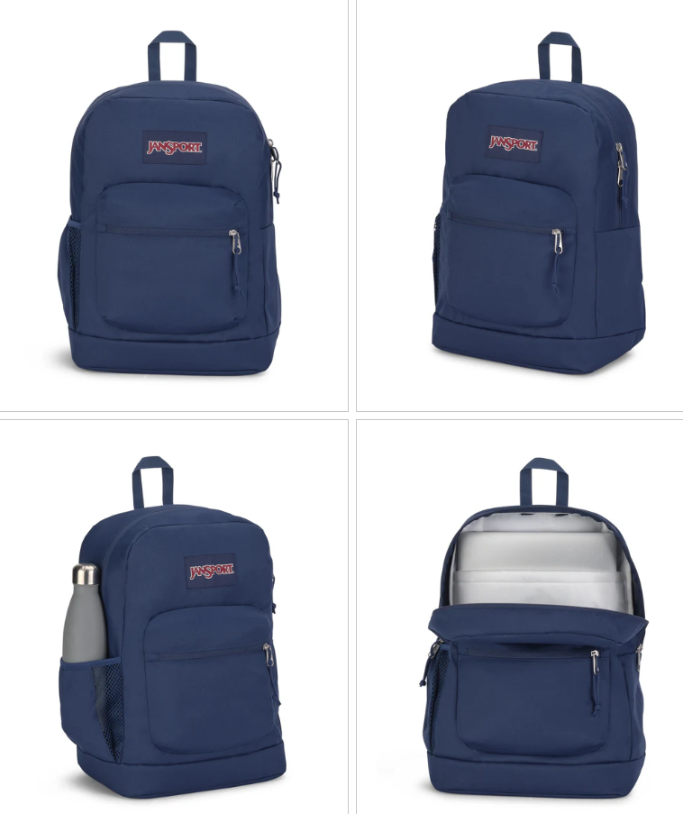 Jansport | Cross Town Plus Backpack (Navy - One Size)