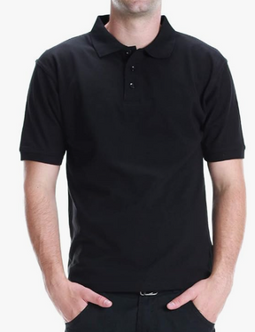 All Brand Men's Polo Shirt - Short Sleeve Regular Fit Classic Pique Solid Casual 3 Button Collared Top
