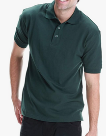 All Brand Men's Polo Shirt - Short Sleeve Regular Fit Classic Pique Solid Casual 3 Button Collared Top