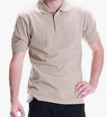 All Brand Men's Polo Shirt - Short Sleeve Regular Fit Classic Pique Solid Casual 3 Button Collared Top