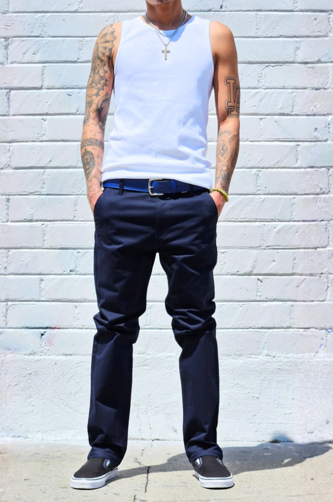 Neo Blue Chino Pants