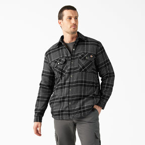 Dickies Water Repellent Fleece-Lined Flannel Shirt Jacket TJ210