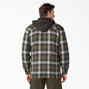 Dickies Water Repellent Flannel Hooded Shirt Jacket TJ211