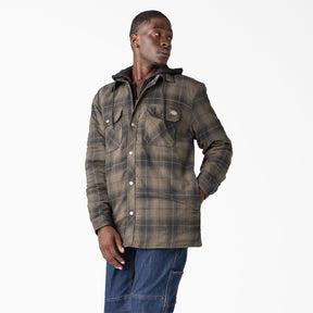 Dickies Water Repellent Flannel Hooded Shirt Jacket TJ211