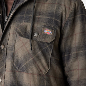 Dickies Water Repellent Flannel Hooded Shirt Jacket TJ211