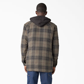 Dickies Water Repellent Flannel Hooded Shirt Jacket TJ211