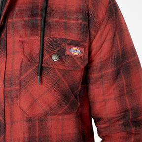 Dickies Water Repellent Flannel Hooded Shirt Jacket TJ211