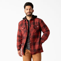 Dickies Water Repellent Flannel Hooded Shirt Jacket TJ211