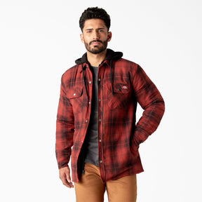 Dickies Water Repellent Flannel Hooded Shirt Jacket TJ211