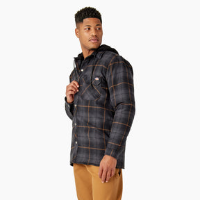 Dickies Water Repellent Flannel Hooded Shirt Jacket TJ211