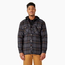 Dickies Water Repellent Flannel Hooded Shirt Jacket TJ211