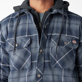 Dickies Water Repellent Flannel Hooded Shirt Jacket TJ211