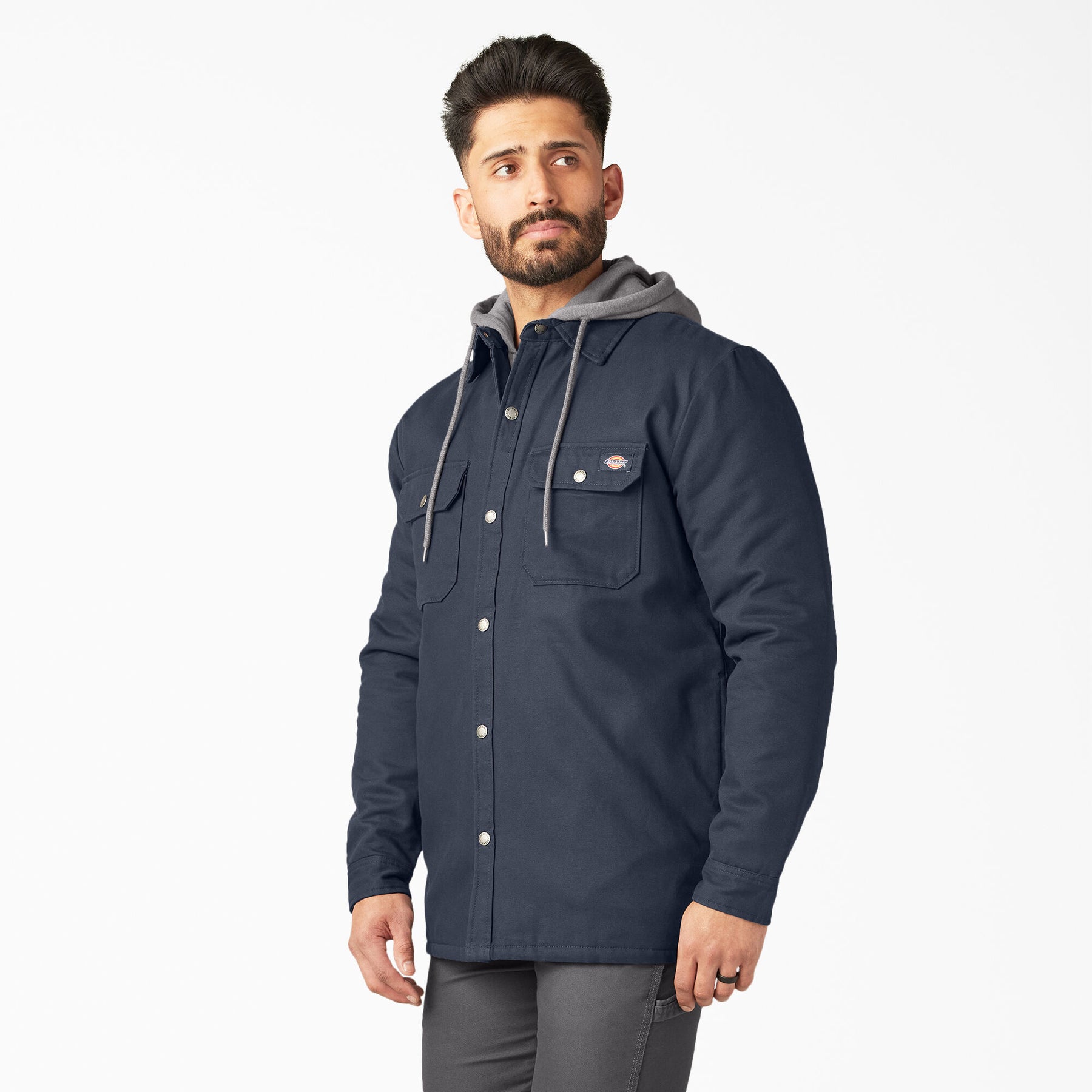 Dickies Water Repellent Duck Hooded Shirt Jacket TJ213