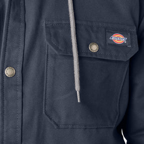 Dickies Water Repellent Duck Hooded Shirt Jacket TJ213