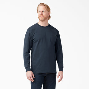 Dickies Heavyweight Long Sleeve Pocket T-Shirt Black WL450