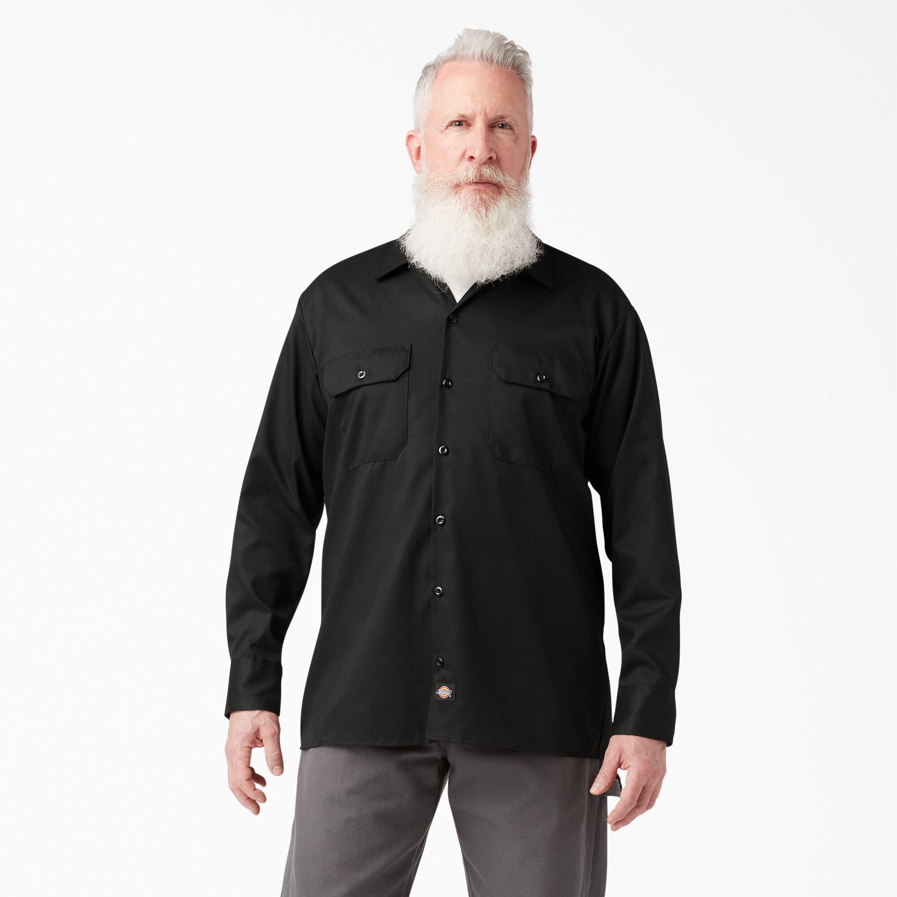 Dickies FLEX Relaxed Fit Long Sleeve Work Shirt WL675