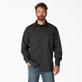 Dickies FLEX Ripstop Long Sleeve Shirt Black WL703RBK