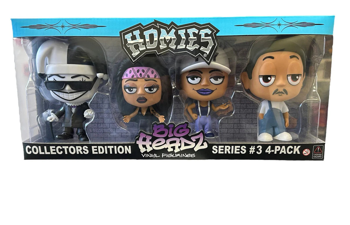 HOMIES™ - BIG HEADZ 4-Pack Figure Set - Series #3