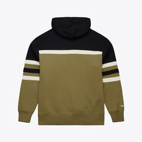Mitchell & Ness Men's Blk/Green Dodgers Head Coach Fleece Pullover Hoodie