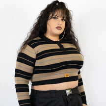 FB County Charlie Brown Crop Top L/S