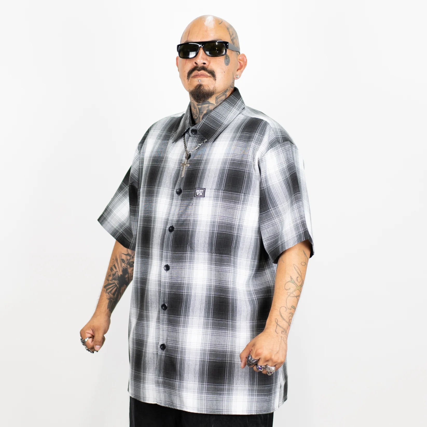 FB County Short Sleeve Checker Flannel Shirt