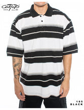 Cal Top Pique Stripe Polo