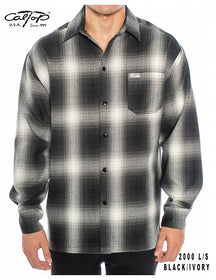 Cal Top 2000 L/S Plaid Shirt