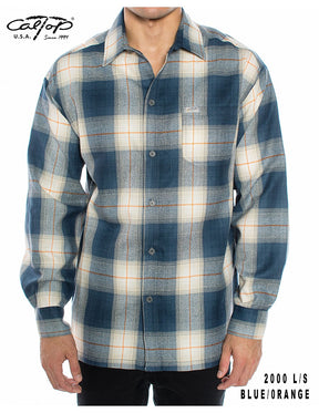 Cal Top 2000 L/S Plaid Shirt