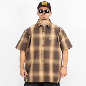 FB County Short Sleeve Checker Flannel Shirt