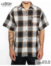 Cal Top 2000 S/S Plaid Shirt