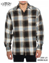 Cal Top 2000 Long Sleeve Plaid Shirt