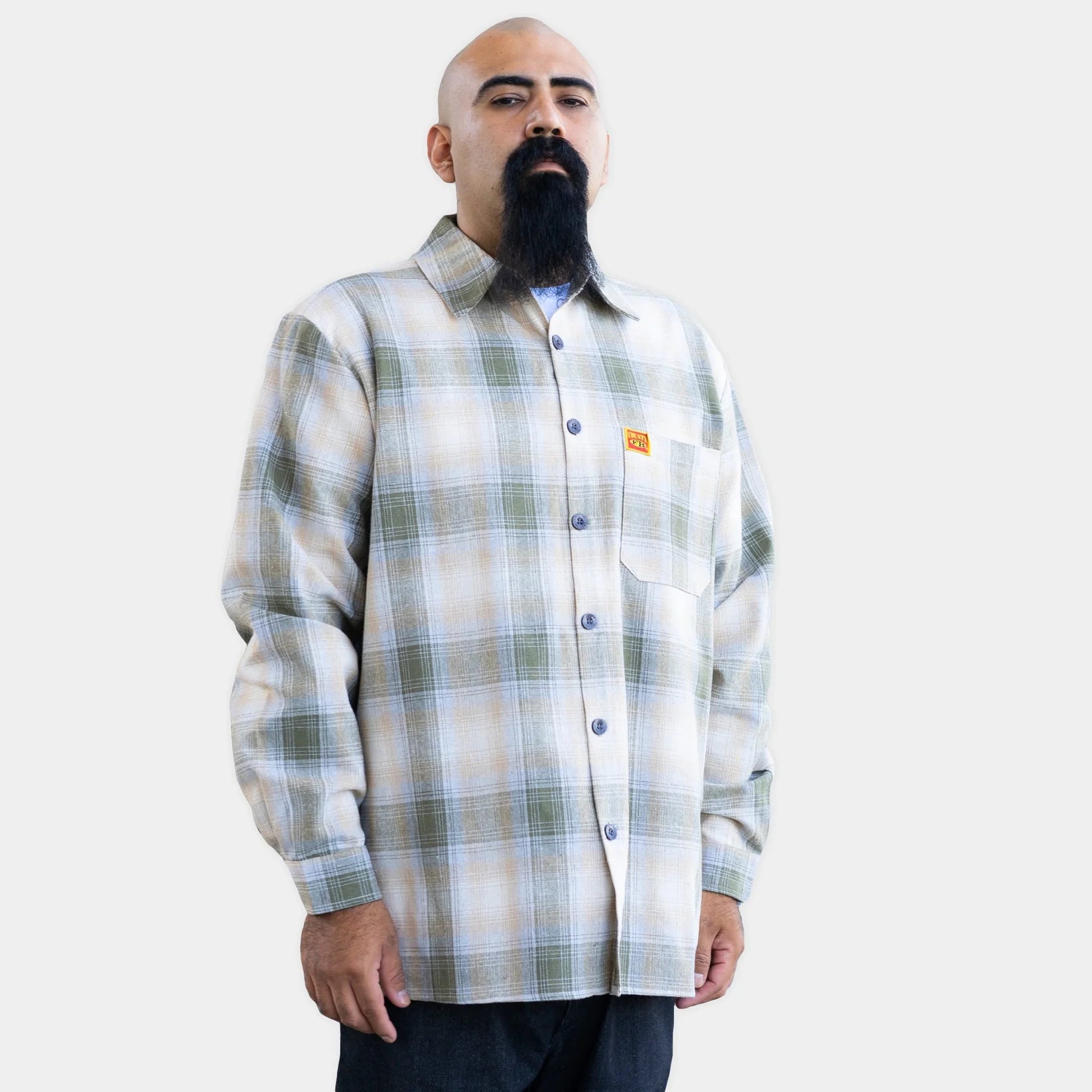 FB County Long Sleeve Checker Flannel Shirt