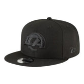 9Fifty Los Angeles Rams Black / Black Snapback